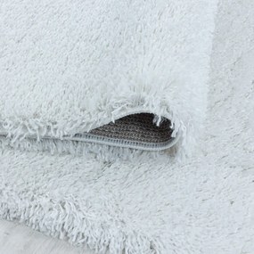 Biały okrągły dywan ø 80 cm Fluffy – Ayyildiz Carpets