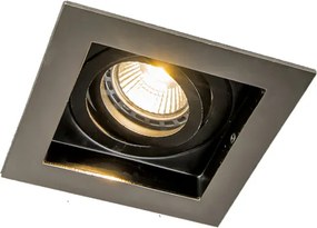 Inteligentny reflektor wpuszczany stalowy z źródłem światła Wifi GU10 - Carree