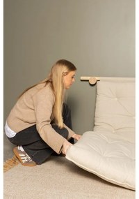 Brązowa rozkładana sofa 135 cm Hooked – Karup Design