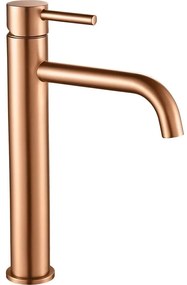 REA-B1114 - Bateria umywalkowa LUNGO 28 cm szczotkowana miedź