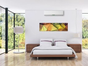 Obraz - Wielokątna abstrakcja 3D (170x50 cm)