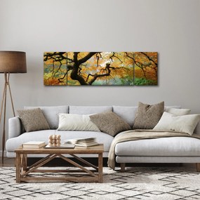 Obraz żółtego klonu japońskiego, Portland, Oregon (170x50 cm)