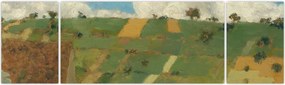 Obraz - Edouard Vuillard, Landscape of the Ile de France, reprodukcje (170x50 cm)
