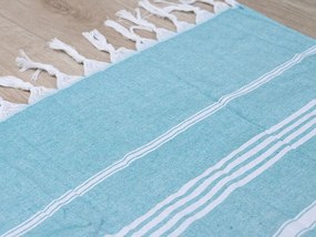 Ręcznik plażowy FARAO 90 x 180 cm, turkusowy