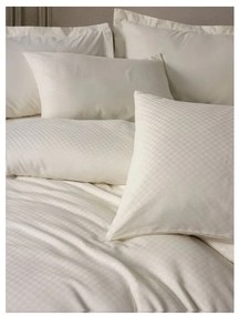 Beżowa pościel jednoosobowa z bawełny renforcé 140x200 cm Checkered – Mila Home Luxury