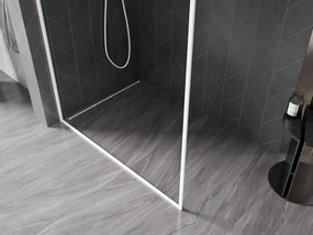 Mexen Kioto-F L ścianka prysznicowa Walk-in z ramką 80 x 202 cm, transparent 8 mm, biała - 800-080-174-20-00