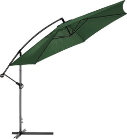Avenberg Duży parasol z regulacją nachylenia Sunny 300, ciemnozielony