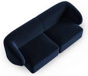 Niebieska aksamitna sofa 188 cm Paolo – Milo Casa