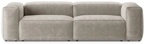 Beżowa sztruksowa sofa 264 cm Bergano – Cosmopolitan Design
