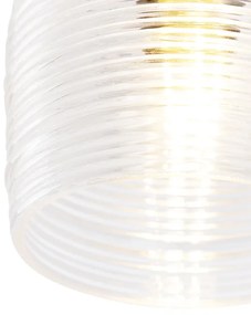 Lampa sufitowa w stylu art deco czarna - Michi ArtDeco Oswietlenie wewnetrzne