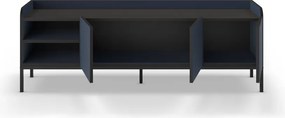Niebieska szafka pod TV 160x55x42 cm Adara – Marckeric