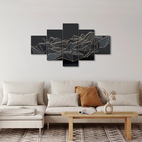 Obraz abstrakcji (125x70 cm)