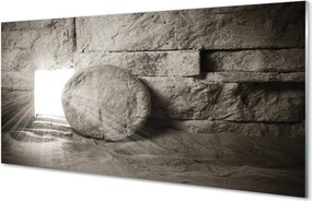 Szklany Panel Mistyczne Światło w Jaskini