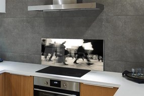 Panel nad Blat Kuchenny Tłum Ludzi w Metropolii