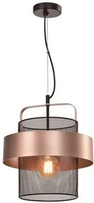 Industrialna lampa wisząca z siateczkowym kloszem - V147 C8-K59