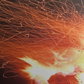 Obraz ognia (170x50 cm)