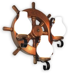 Brilagi - Kinkiet TIMONA 3xE14/40W/230V buk/orzech