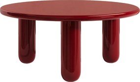 Stolik kawowy  MDF - Czerwony lakierowany - BENESA