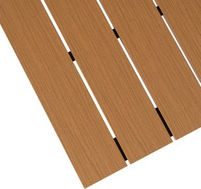 Stół Ogrodowy Prostokątny ARGOS 140-180 cm Rozkładany Dąb/Czarny