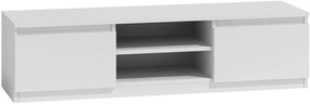 Biała szafka RTV - Amida 2X 120 cm
