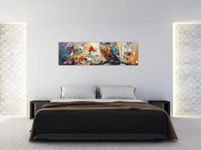 Obraz - Malowana sowa (170x50 cm)