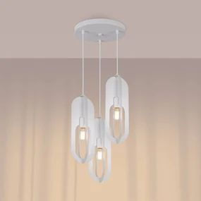 Lampa wisząca NICUS 3P biała SOLLUX  LIGHTING