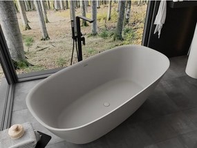 Mexen Como wanna wolnostojąca z konglomeratu 150 x 82 cm, beton mat - 57311508261