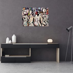 Obraz - Jazzowa noc (70x50 cm)
