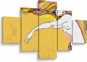 Obraz - Dziewczyna (125x70 cm)