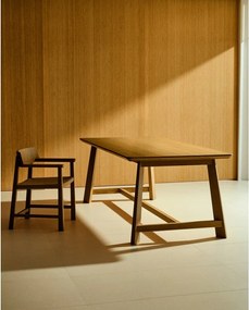 Stół z blatem w dekorze dębu 100x220 cm Idun – Kave Home