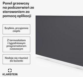Klarstein Wonderwall Smart Panel grzewczy na podczerwień, 60 x 120 cm
