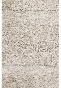 Kremowy bawełniany dywan tkany ręcznie odpowiedni do prania 120x160 cm Bloom Natural – Lorena Canals