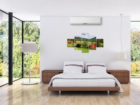 Obraz wsi (125x70 cm)