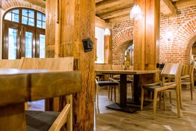 Podwójny stół restauracyjny Flat Double 140
