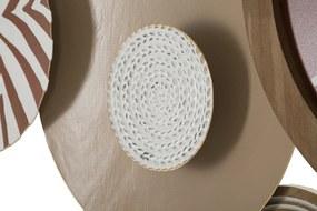 Dekoracja ścienna z zegarem, 127 cm