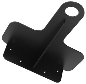 Czarny stalowy wiszący stelaż pod umywalkę 30x7 cm Tetris – Sapho