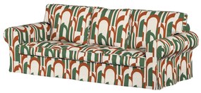 Pokrowiec na sofę Ektorp 3-osobową, rozkładaną