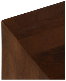 Brązowa szafka pod TV z litego drewna mango 140x50x40 cm Sagara – Ixia