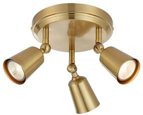 Markslöjd 108980 - Oprawa punktowa TINY 3xGU10/7W/230V mosiądz