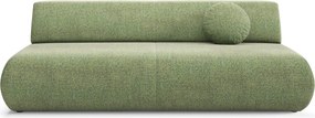 Masseno Sofa DELTA z funkcją spania i pojemnikiem na pościel, Rozkładana sofa - Zielony, PUENTE 34
