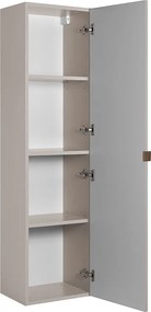 Szafka łazienkowa kaszmir 35 x 136 x 27 cm uchwyt złoty