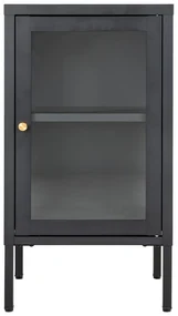 Czarna metalowa witryna 38x70 cm Dalby – House Nordic