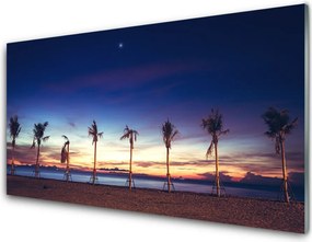 Panel Szklany do Kuchni Egzotyczny Raj Pod Palmą