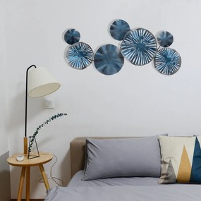 Metalowa dekoracja ścienna 79x35 cm Astrid – Wallity
