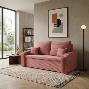 Sofa kanapa 2 os z funkcją spania IKON Różowy