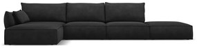 Ciemnoszary narożnik (lewostronny) Vanda – Mazzini Sofas