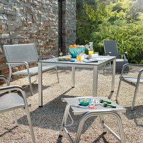 Taboret ogrodowy Basic Plus srebrny KETTLER 0301203-0000