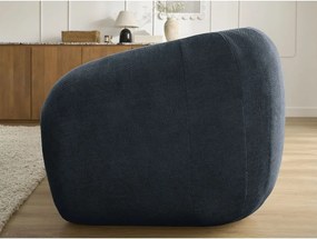 Ciemnoniebieska rozkładana sofa z tkaniny szenilowej 228 cm Neyo – Bobochic Paris