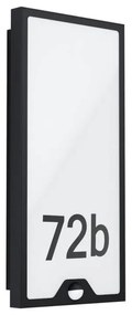 Eglo 780421 - Oświetlenie numeru domu z czujnikiem CASAZZA LED/16W/230V IP44