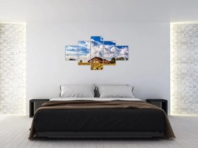 Obraz pola słoneczników (125x70 cm)